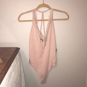 Light pink onesie. XS, from Express